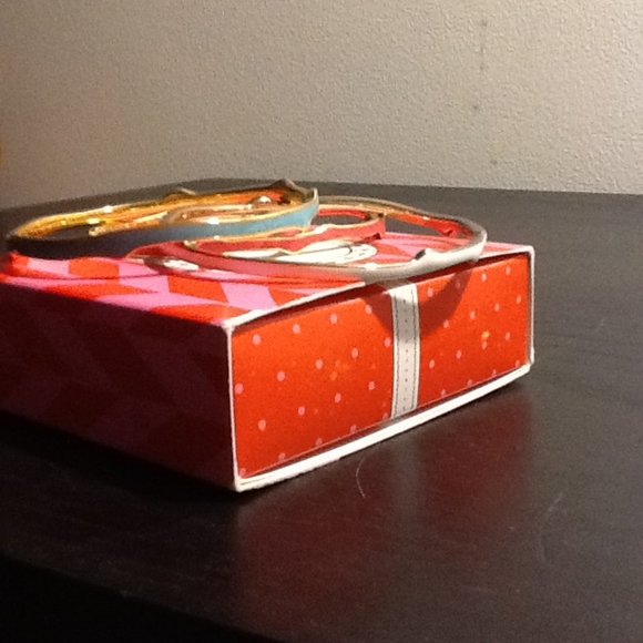 Stella & Dot Carrie coral shaped bangle set three beach summer - Picture 2 of 2